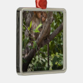 Zwei Affen in einem Baum Ornament Aus Metall (Rechts)