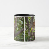 Zwei Affen in einem Baum Tasse (Zentrum)
