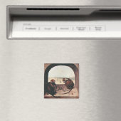 Zwei Affen von Pieter Bruegel Magnet (In Situ (Geschirrspüler))