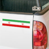 ZWEI aktuelle Flaggen des Iran. Autoaufkleber (Auf Lkw)