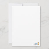 Zwei Alberne Affen Babydusche 12x18 Einladung (Rückseite)