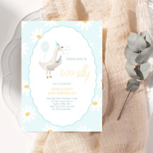 Zwei alberne Gans Daisy Mädchen 2. Geburtstagseinl