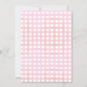 Zwei Alberne Gänse 2. Geburtstag Rosa Einladung (Rückseite)