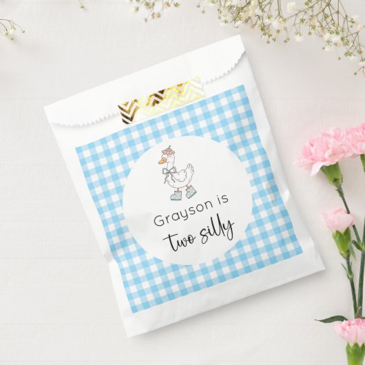 Zwei Alberne Gänse Blue Geburtstag Geschenktütchen (Versiegelt)