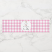 Zwei Alberne Gänse Rosa Geburtstag Wasserflaschenetikett (Einzelnes Label)