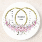 Zwei als eine Hochzeit Untersetzer (Vorne)