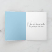 Zwei alte Damen auf einer Bank Karte (Innenseite)