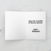 Zwei alte Freunde Geburtstagskarte Karte (Innenseite)