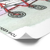 Zwei Alte Hippies Funny Poster von Rick London (Ecke)