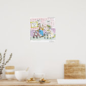 Zwei Alte Hippies Funny Poster von Rick London (Küche)