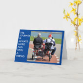 Zwei alte Männer jagen zusammen Karte (Gelbe Blume)