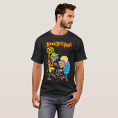 Zwei alte Männer mit Typografie T-Shirt (Vorne ganz)