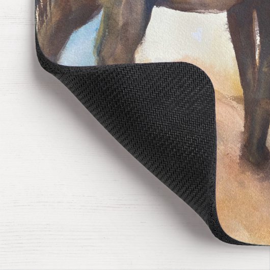 Zwei alte Pals Pferd Computer Maus Pad Original Ar Mousepad (Ecke)