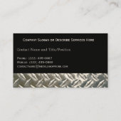 Zwei Aluminium Metall für Mechanik oder ? Visitenkarte (Rückseite)