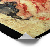 Zwei Amazonen im Kampf mit einem Griechen Poster (Ecke)