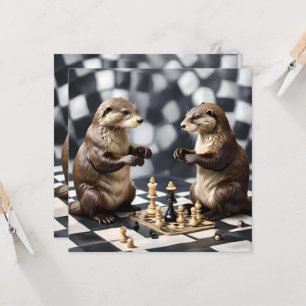 Zwei andere spielen Schach, Einladung