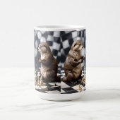 Zwei andere spielen Schach, Kaffeetasse (Mittel)