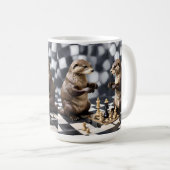 Zwei andere spielen Schach, Kaffeetasse (VorderseiteRechts)