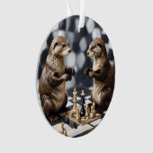 Zwei andere spielen Schach, Ornament (Vorderseite)