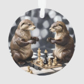 Zwei andere spielen Schach, Ornament (Rückseite)