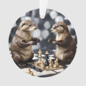 Zwei andere spielen Schach, Ornament (Vorderseite)