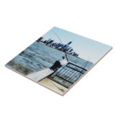 Zwei Angelruten Fliese (Seite)