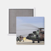 Zwei Angesagte Hubschrauber der mittleren Generati Magnet (Vorderseite/Rückseite)