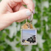 Zwei Angesagte Hubschrauber der mittleren Generati Schlüsselanhänger (Hand)