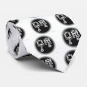 Zwei Anschlag-Motor Krawatte (Gerollt)