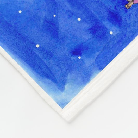 Zwei Ansichten der New- OrleansFleece-Decke Fleecedecke (Ecke)