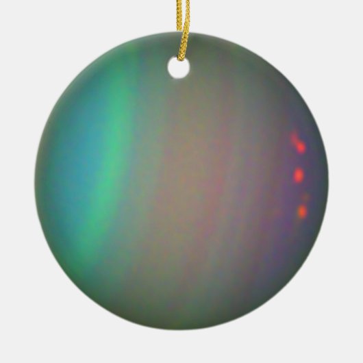 Zwei Ansichten der Planeten-Uranus-Verzierungen Keramik Ornament (Vorne)
