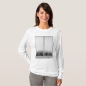 Zwei Ansichten des Baus des Eiffels T-Shirt (Vorne ganz)