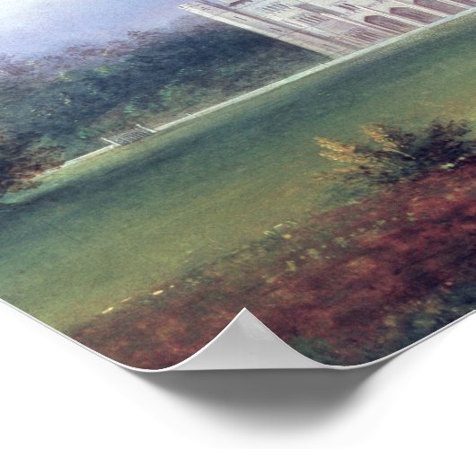 Zwei Ansichten von Apley Priory Poster (Ecke)