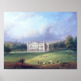 Zwei Ansichten von Apley Priory Poster