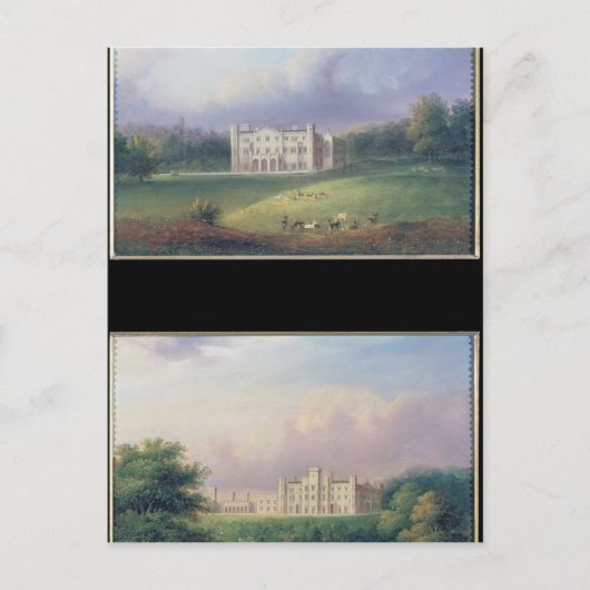 Zwei Ansichten von Apley Priory Postkarte (Vorderseite)