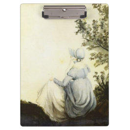 Zwei Ansichten von Jane Austen Klemmbrett