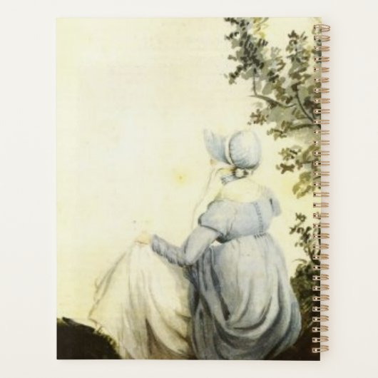 Zwei Ansichten von Jane Austen Planer (Rückseite)