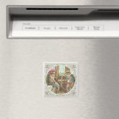 Zwei anthropomorphe Fische auf einem Zug Magnet (In Situ (Geschirrspüler))