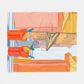 Zwei Aperole bitte! Fleecedecke (Vorderseite (Horizontal))