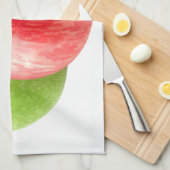 Zwei Äpfel Handtuch (Viertel Falte)