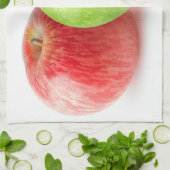 Zwei Äpfel Küchentuch (Gefaltet)
