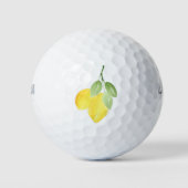 Zwei Aquarellfarben Golfball (Vorderseite)