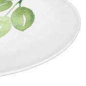 Zwei Aquarellfarben Schneidebrett (Ecke)