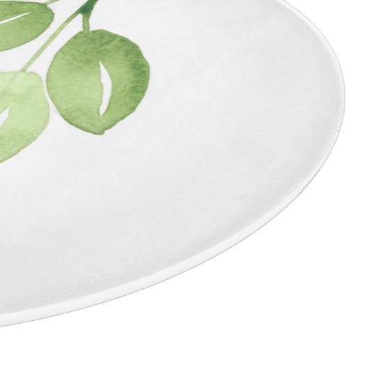 Zwei Aquarellfarben Schneidebrett (Ecke)