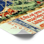 Zwei Araber spielen Schach in einem Zelt Poster (Ecke)