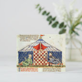 Zwei Araber spielen Schach in einem Zelt Postkarte (Stehend Vorderseite)