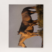 Zwei Araber Stehend, zusammen Abend Light Puzzle (Vertikal)