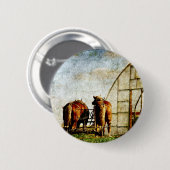 Zwei arbeitsbereite Pferde Button (Vorne & Hinten)