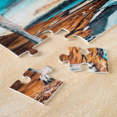 Zwei arktische Wölfe Puzzle (Seite)