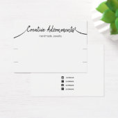Zwei Armband-Display Signature-Skript weiß (Schreibtisch)